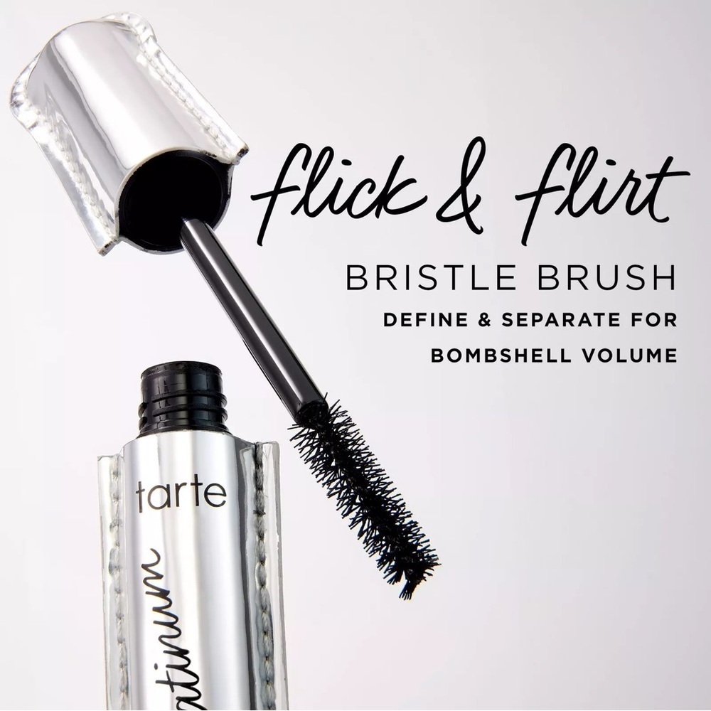 Tarte Lights, Camera, Lashes Platinum Volumizing Mascara Full Size Black NIB - Picture 5 of 6
